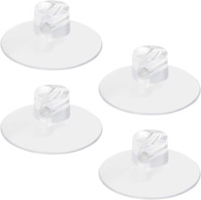 4 Pack Bathroom Shower Caddy Connectors Suction Cups, Heavy Strength Clear Sucti