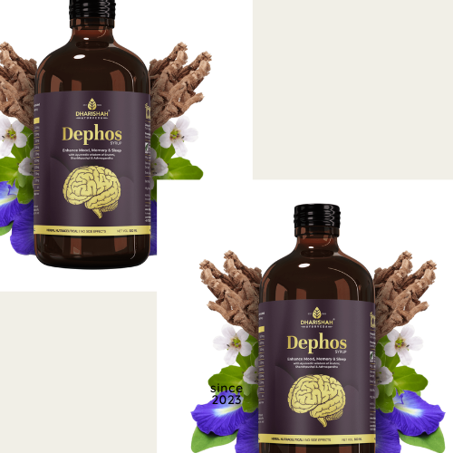 Sciroppo Ayurveda Dephos 500ml Migliora Umore Sonno e Memoria Salute Confezione 2 - Foto 1 di 6