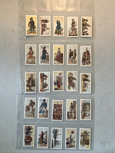 LAMBERTS OF NORWICH (TEA)-FULL SET- BEFORE OUR TIME 1961 (25 CARDS)  - Picture 1 of 5