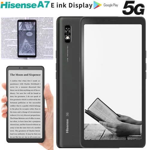 5G Hisense A7 E Ink Screen 4G LTE Smartphone Android Mobile Reading Phone 128GB