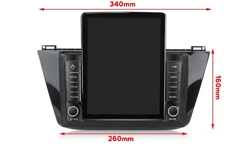 9.7"Android 13 for VW Volkswagen Tiguan GPS headunit Carplay 2018-2022 - Foto 4 di 12