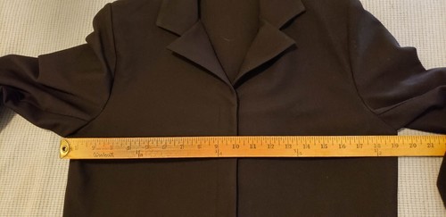 S.C. & Co. Woman slim coat, Light weight unlined Black Size 8 - Picture 11 of 11