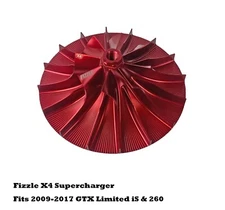 Fizzle X4 Supercharger Impeller Wheel 16+ PSI SeaDoo GTX Limited 260, iS 2009-17