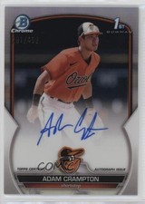 2023 Bowman Chrome Prospect Refractor 231/499 Adam Crampton #CPA-CAN Auto 08z4