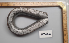 Vintage Ex Military Thimble Boat Rigging Wire Rope Terminating Splicing Eye