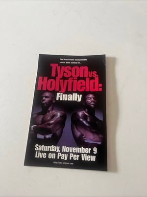 Cox Tyson vs Holyfield Finally Postcard