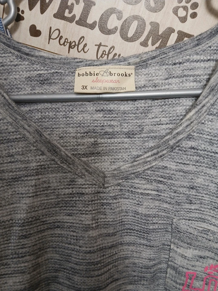 Camisa de dormir Bobbie Brooks para mujer talla grande 3x” Foto 2 de 3