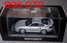 1/43 Porsche 911 Gt 2 Silver 2000 996