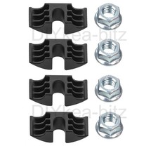 4 x IKEA 122998 & 4 x 114254 U-Wedge Bed Washer & Nuts MALM HEMFJALLET Etc