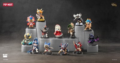 POP MART Monster Hunter Palico Series Figures Blind Box