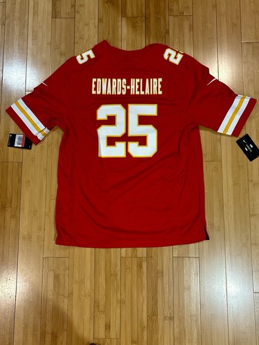 Clyde Edwards-Helaire Kansas City Chiefs Nike Game Jersey Red Sz L NWT