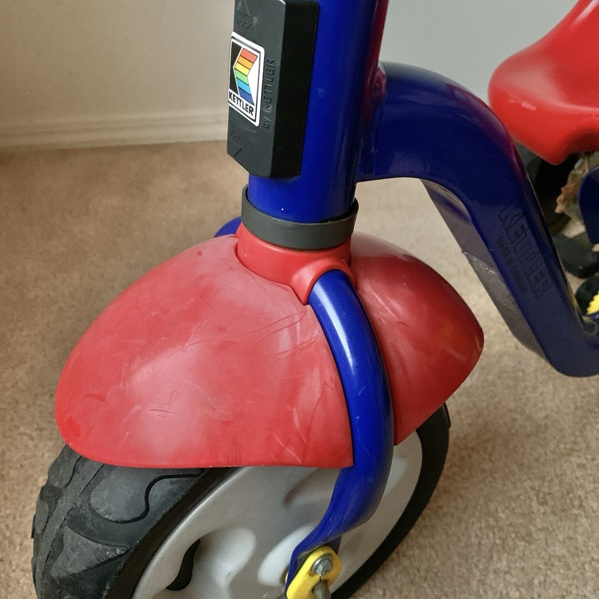 Vintage Kettler Tricycle Made In Germany Kids Ride-On Toy With