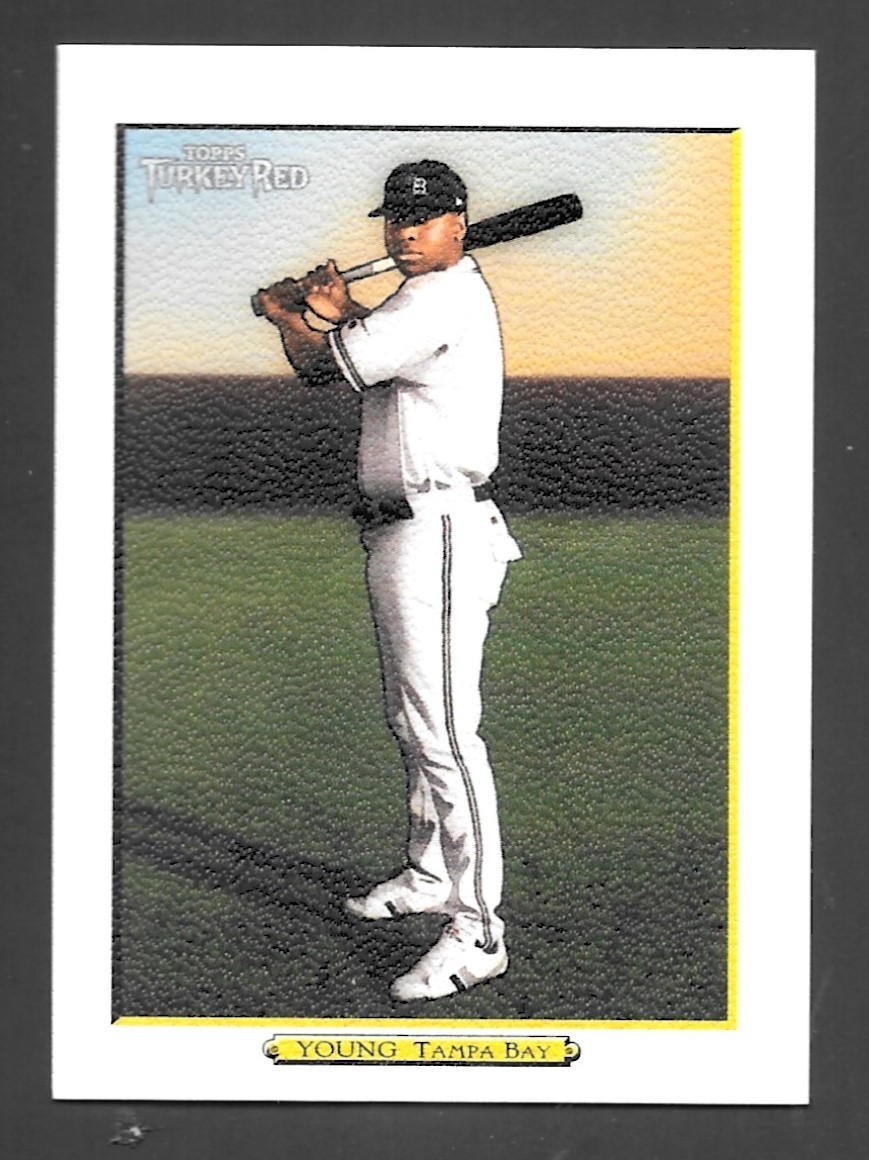 2005 Topps Turkey Red #80 Delmon Young - NRMT - White Parallel