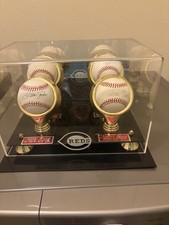 Big Red Machine Rose , Morgan. Perez, Bench Signed Auto Baseball HOF w/deluxe cs