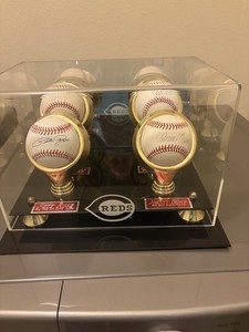Big Red Machine Rose , Morgan. Perez, Bench Signed Auto Baseball HOF w/deluxe cs