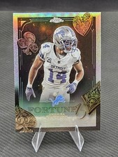 2025 Topps Chrome Football - Amon-Ra St. Brown - Fortune 15 Refractor #F15-13