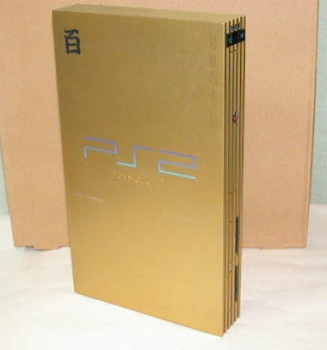 Sony PlayStation2 PS2 Hyakushiki Gold Limited Edition Console SCPH-55000 GU