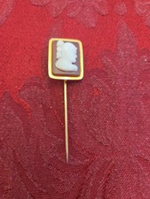 15 Karat Gold Shell Camero GREEK OR ROMAN Figure Antique Victorian .3 Oz
