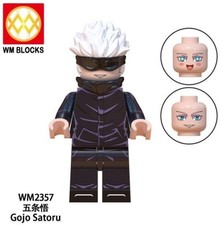 2 inch Custom Jujutsu Kaisen, Satoru Gojo Minifigure with Base