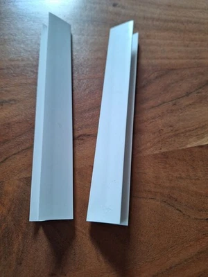 2x Küchensockelecken Sockel Ecke Verbinder Kunststoff Weiß 90° Ecken 16mm - Bild 1 von 4