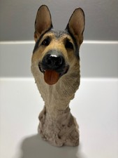 Vintage Sherratt & Simpson German Shepherd Dog Bust Figurine