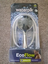 EcoFlow Waterpik 4 Sprays Hand Held Shower Head ETC 443E Chrome New in Package