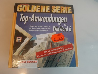 Data Becker - Top Anwendungen für WinWord 6 - Retro - Software