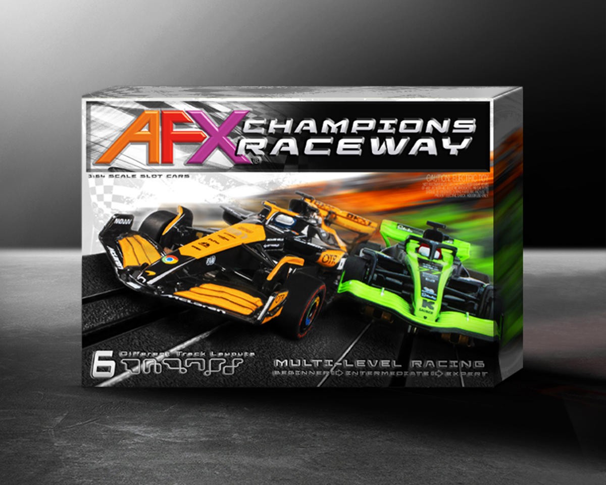 AFX Champions Raceway 2024 Formula Slot Car Track Set [AFX22122