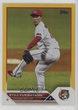 2023 NPB Nippon Professional Baseball Gold Rainbow Foil Ryoji Kuribayashi 0sk9
