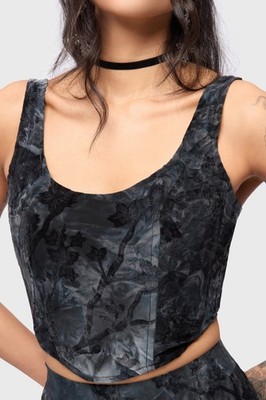 KILLSTAR Korsett Top - Midnight Vale
