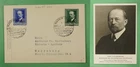 DR WHO 1940 GERMANY FDC? EMIL VON BEHRING POSTCARD SEMI POST COMBO R46369