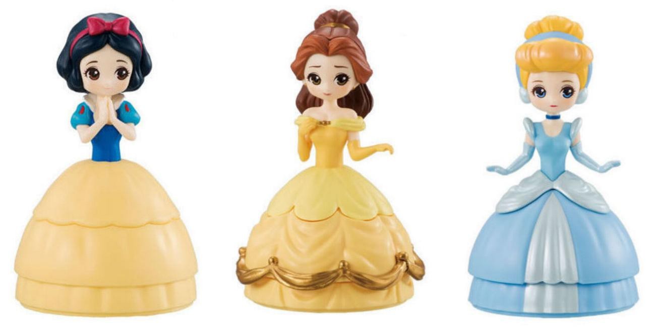 Героиня Чапкара набор из 3 фигурок принцессы Диснея японский БАНДАЙ Снежный Человек Фейн 4590₽