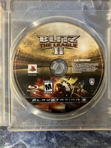 Blitz The League II 2 Sony PlayStation 3 PS3 Disc Only - Tested