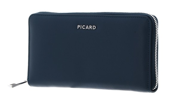 Picard Bingo Zip Around Wallet GeldböRse Deep Ocean Petrol Neu-image