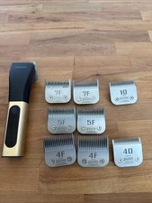 Joyzze Piranha D Series Clipper Speed with 7F/5F/4F Blade [Gold]  Dog Pet Groo