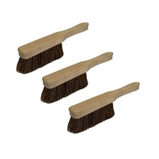 3 Wooden Sweeping Hand Brush Stiff Hard Bassine Bristle Cleaning Scrubbing Brush