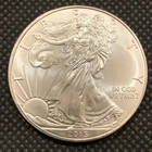 2015 U.S. AMERICAN SILVER EAGLE DOLLAR - 1 OZ. FINE SILVER - GEM BU!