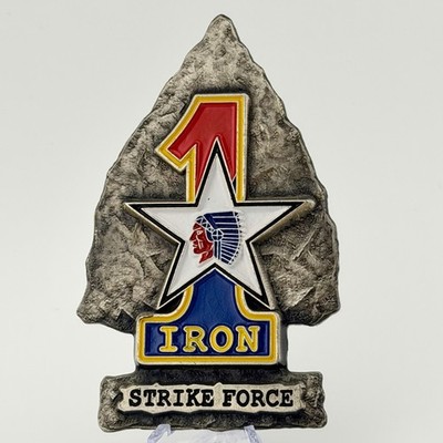 2nd Infantry Division Iron Strike Force Challenge Coin 1st Armored Brigade RARE