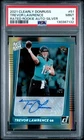 2021 PANINI CLEARLY DONRUSS #51 TREVOR LAWRENCE RATED ROOKIE AUTO /10 PSA 9