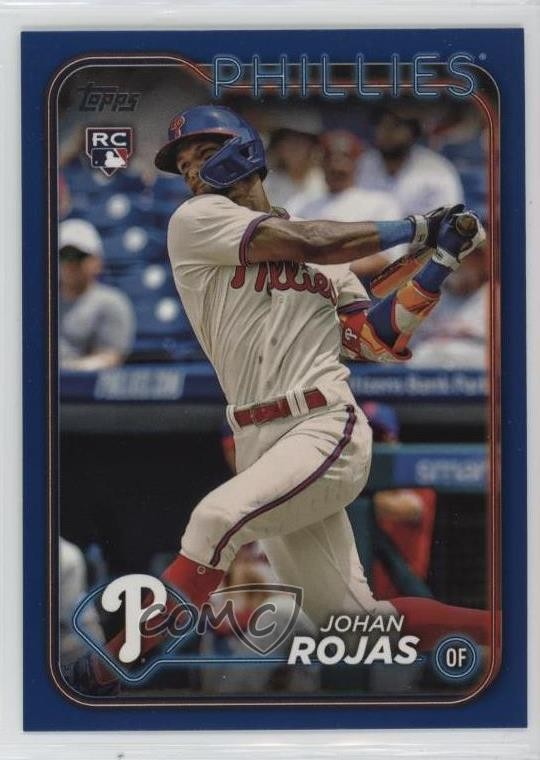 2024 Topps Series 1 Retail Royal Blue Johan Rojas #209 s5q