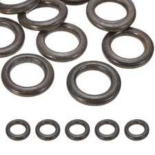 35mm Natural Wooden Rings, 10 Pack Wood Ring Round Linking Rings, Coffee Brown