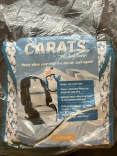 Carats Car Seat Cooler with COOLTECH Baby Car Seat Cooling Pad Penguin Print