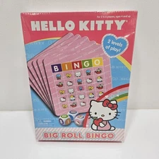 Hello Kitty Big Roll Bingo Game New Sealed