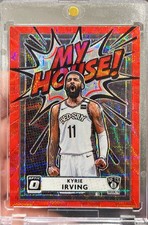 2020-21 Panini Optic Kyrie Irving My House Red Wave Prizm Card #8