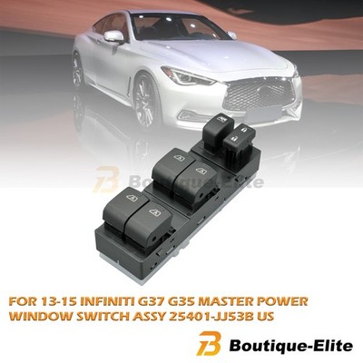 NEW 25401-JJ53B For 13-15 Infiniti G37 G35 Master Power Window Switch Assy US