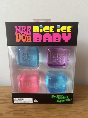 NEE DOH Needoh Schylling Nice Ice Baby 4er Pack Ausverkauft Neu Fidget Original