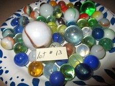 MARBLES -- Estate Find - VINTAGE Marbles Lot 13, APPROX 60--65