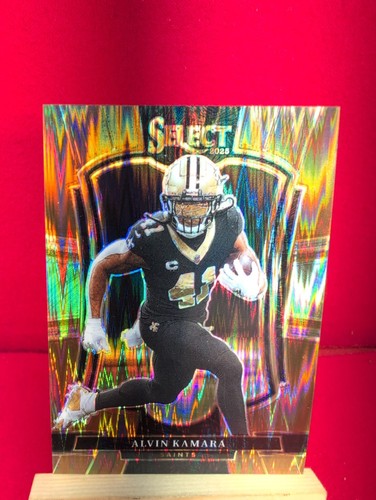 2025 Panini Select - Premier Level Alvin Kamara #140 Copper Shock Prizm 341/899