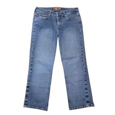 Y2K l.e.i. Straight Leg Jeans Juniors Sz 11 Selvedge Style 8571242QI 29x24