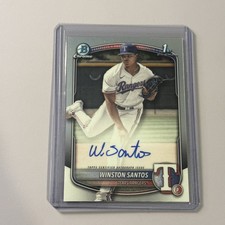Winston Santos Bowman Chrome 2025 Auto